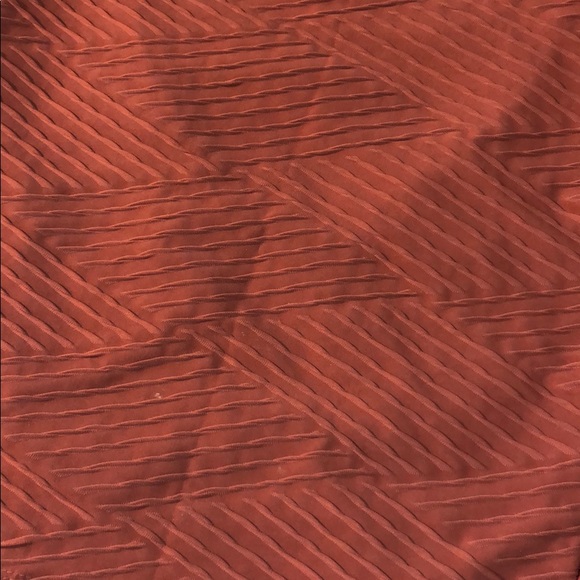 Rust Color Pencil Skirt - Picture 2 of 6